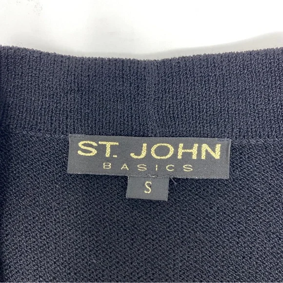 ST. JOHN Basics Santana Open Front Jacket - Picture 3 of 6